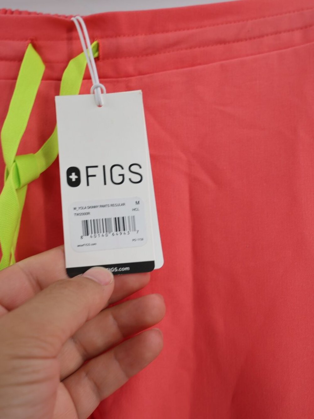 NWT FIGS Scrub Pants Women Medium Yola Skinny Medical Drawstring Stretch Pockets - Picture 3 of 12